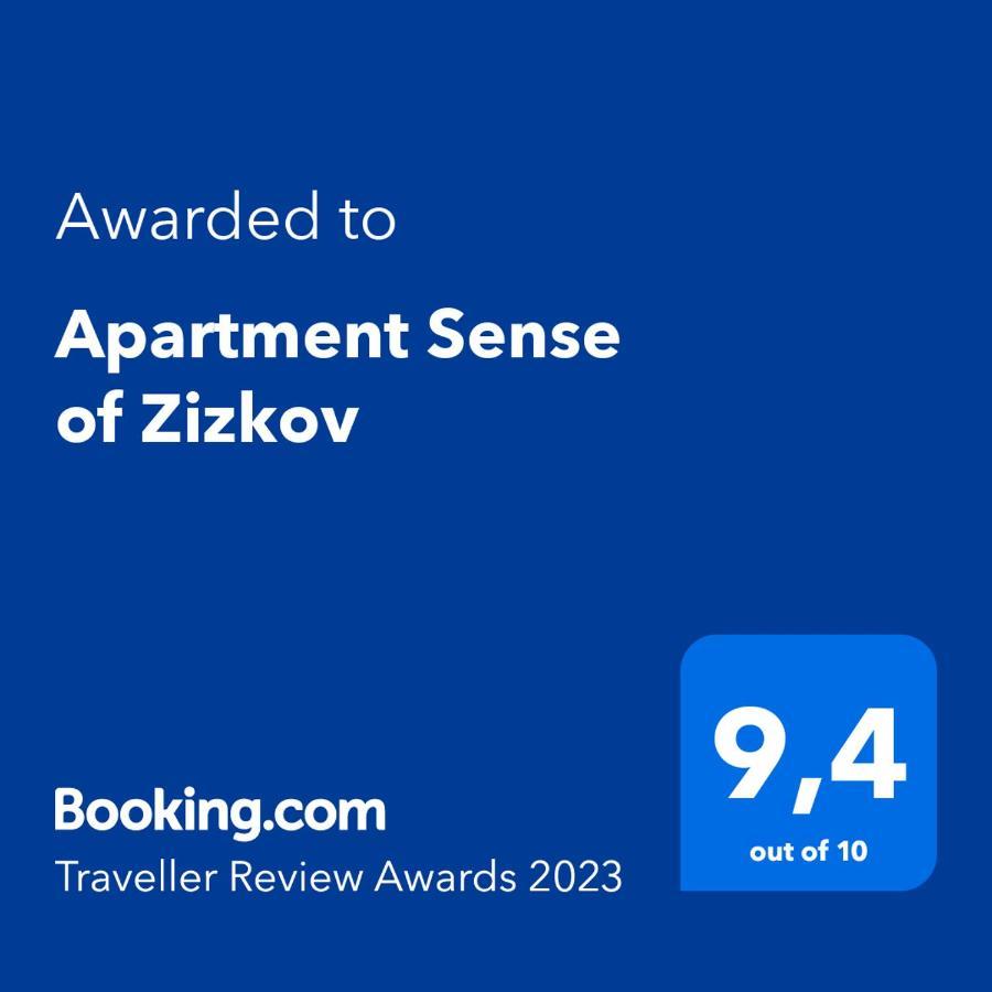 Apartment Sense Of Zizkov Prag Exteriör bild